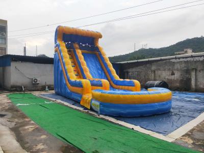 China 0.55mm PVC Inflatable Water Slide Blow Up Jumping Slide for sale