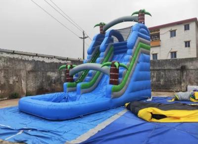 China o leão-de-chácara inflável do PVC de 0.55mm levanta o jogo 8x4x6m da corrediça da escada à venda