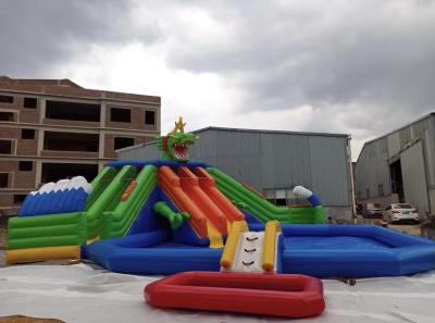 China Pool Blow Up Water Slide Big Bouncer Giant Jump Castle for sale
