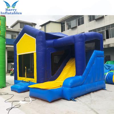 China Animal Theme 0.55mm PVC Inflatable Bouncy Castle Jumping Castles Slide for sale