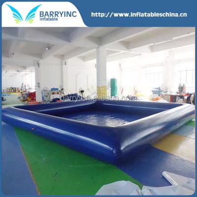 China Commercial Floating Inflatable Boat Swimming Pool 10m*10m for sale