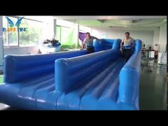 Outdoor Inflatable Bungee Run Sports Games Competition 2 Lane