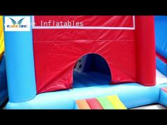 PVC Inflatable Bouncer Castle  0.55mm With Slide Fire Resistant