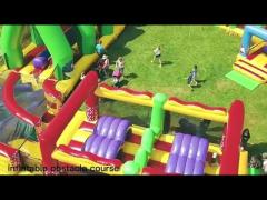 Beast Commercial Adult Blow Up Obstacle Course
