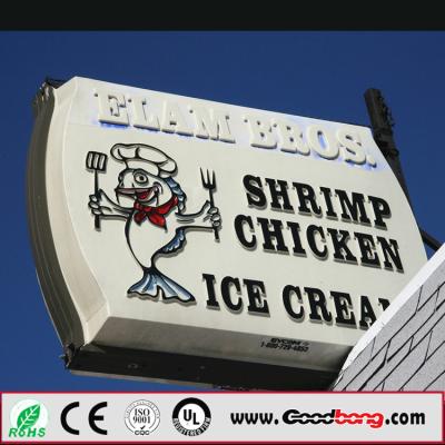 China Hot sale ! Coloful outdoor waterproof vacuum forming acrylic plastic sign board for sale