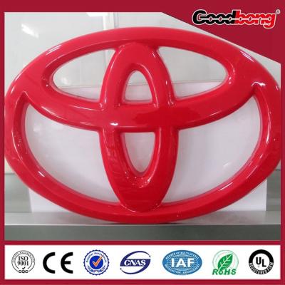 China backlit frontlit led car logo /acrylic car logo sign/illuminated 3D car logo for sale
