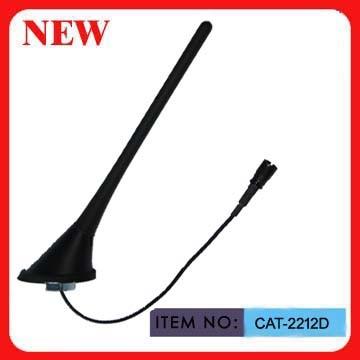 China Electronic Car Radio Antenna Black Mast Fit Golf Peugeot Mazda​ for sale