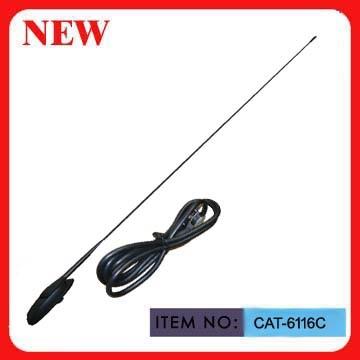 China Black Glass Fiber Mast Car Roof Antenna For The Radio Fit VW Peugeot Citroen for sale
