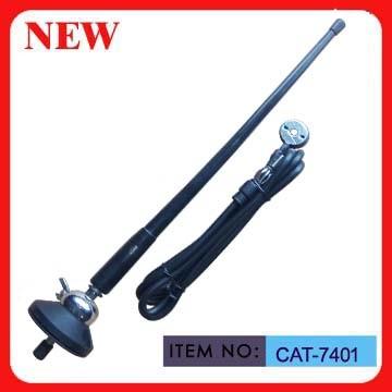 China Adjusted ​Angle General Truck Radio Antenna Single Section Conductive Rubber Mast for sale