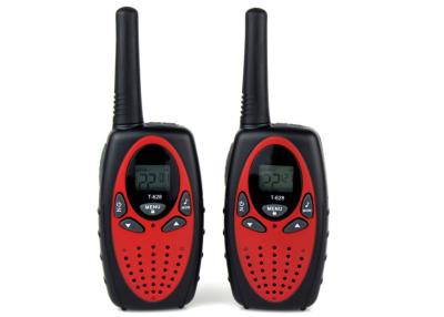 Chine Talkies-walkies matériels d'ABS petits pour la communication d'équipe rouge/couleur de noir à vendre