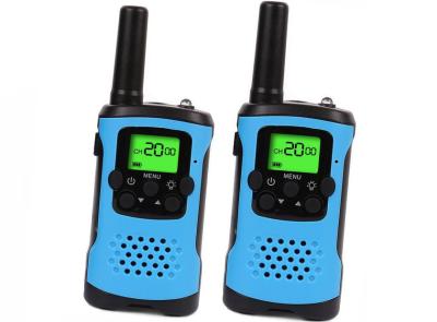 China UHF Rechargeable Two Way Radios Blue Color For Travel / Camping / Hiking for sale