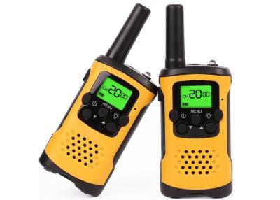 China Cute Yellow FRS GMRS Walkie Talkie , Hands Free Walkie Talkie For Kids for sale