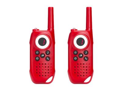 China Red Outdoor Long Range 2 Way Radios Built In LED Torch / Portable Belt Clip for sale