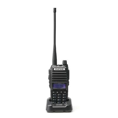 China UV82 Dual Frequency 5km ABS Adult Walkie Talkie Dual Display for sale