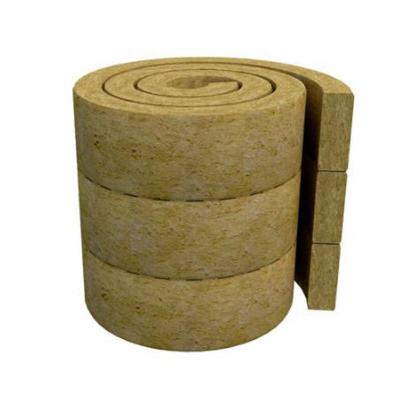 China Industrial Basalt Rock Wool Blanket Heat Insulation And Sound Insulation for sale