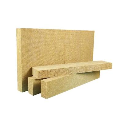 China Fireproof Rockwool Non Flammable Insulation Board Rock Wool Panel for sale