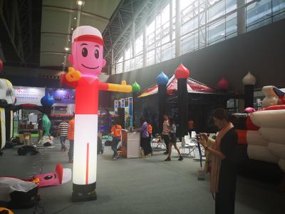 China Commercial Use Air Dancer Blower Fan Inflatable Tube Man Easy Operating for sale