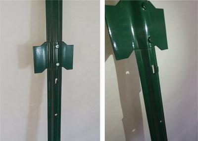 China Green Painted Wildlife Galvanised U Type Post Fence 6ft High for sale
