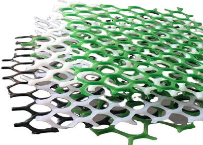 China 0.6cm Aperture Green Polypropylene Plastic Mesh Roll for sale