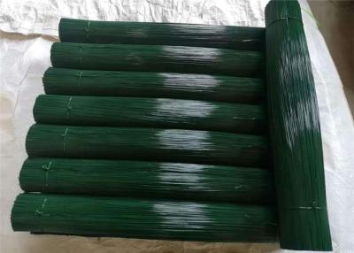 China 2mm 400mm Length Plastic Coated Iron Wire Pvc Coated Cut for sale