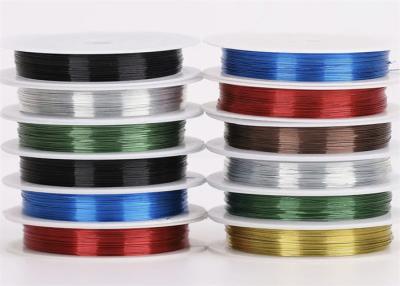 China 0.3mm Multicolors Garden Florist Paddle Wire Gold Blue Red Blue Painted Coated for sale