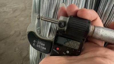 China 50kg Roll Weight Hot Dipped Galvanized Wire 2.5mm Thickness zu verkaufen
