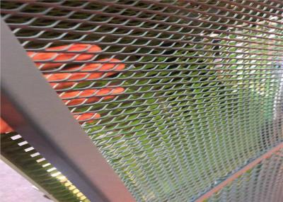 China 2meter length Uniform Hole Highway fence Painted Expanded Metal Mesh for sale