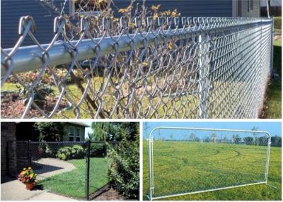 China Grassland Use Wire Mesh Fence / Chain Link Fence Green Pvc Coated 1.2m Height for sale