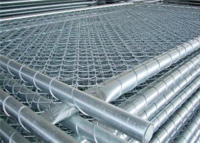 China Outdoor Steel Wire Mesh Fence Galvanized Chain Link Fence Height 1.8mm for sale