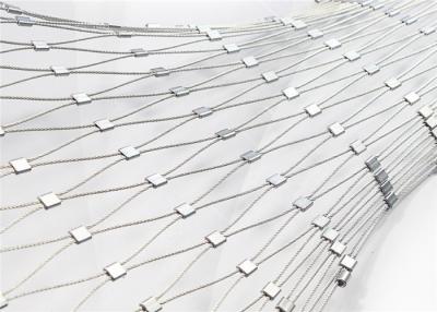 中国 運動場のために抵抗力がある高力ワイヤー ロープの網のステンレス鋼の破損 販売のため