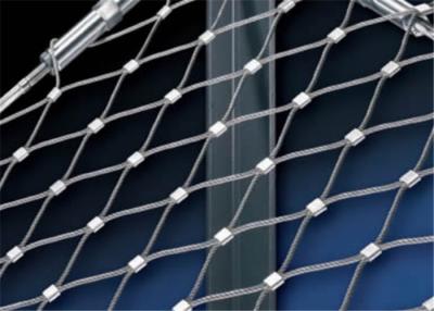 China Anti - Rust SS316 Wire Rope Mesh , Wire Rope Netting For Protection Use for sale