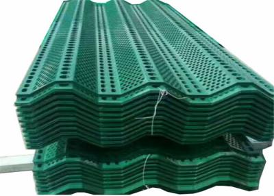 China Perforated Corrugated Windbreak Fence Panels Anti Dust Environment Friendly for sale