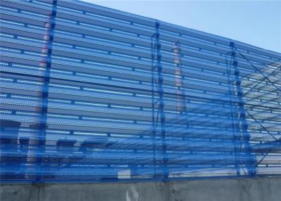 China Custom Length Windbreak Fence Panels Dustproof Punching Mesh 0.8mm Thickness for sale