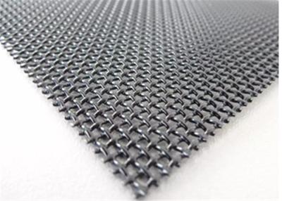 China Square Hole Black Iron Wire Mesh Fencing 0.8mm Diameter For Chemical Mine Industry for sale