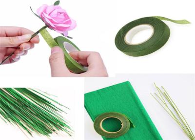 Chine Le papier mou a couvert le fil floral pour multi de fleur d'art de Handmake coloré disponible à vendre