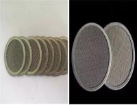 Chine l'épaisseur du diamètre 2mm de 250mm a poli la feuille ronde de filtre d'acier inoxydable à vendre