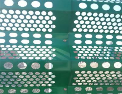 Cina Lunghezza speciale picchi di controllo dei gemelli delle reti della polvere d'acciaio ondulata perforata del vento da 11 m. in vendita