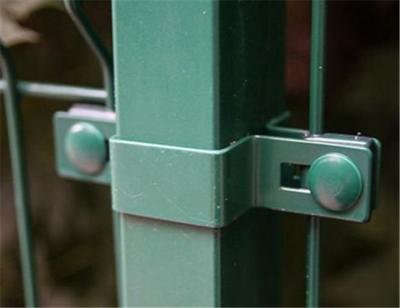 중국 50mm 구멍 간단한 녹색 Pvc에 의하여 입히는 철망사 담 파악 그립 판매용