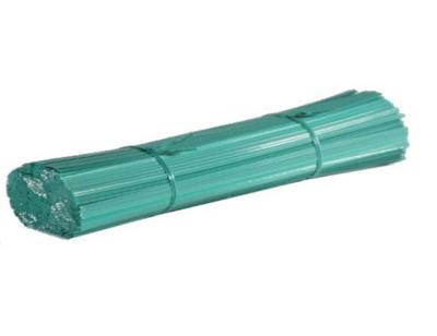 Κίνα ISO9001 0.3mm6.00mm πράσινο ντυμένο PVC χαλύβδινο σύρμα χρώματος για το δεσμευτικό πρόγραμμα προς πώληση