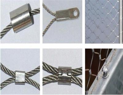 China Hand Woven Stainless Steel Cable Mesh Balustrade Balcony Infill Mesh Fence Use for sale