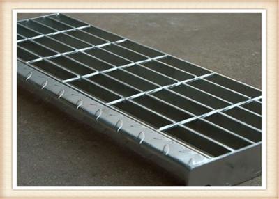 China Checkered Plate Serrated 25x5 Bar Grating Stair Tread for sale