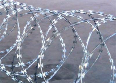 China BTO-22 Barbed 2.5mm Concertina Razor Wire For Farm Fence for sale