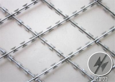 China Anti Climbing Security Fence BTO-22 Diamond Razor Mesh for sale