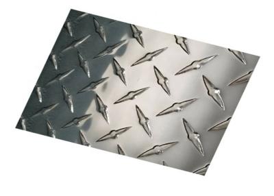 China OEM Embossed Diamond Tread Aluminum Sheet 0.2mm Thickness for sale