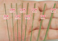 China Artificial Flower Stem Decoration Length 36cm Paper Covered Wire Bwg22 for sale
