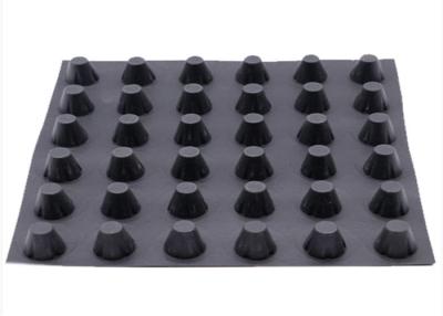 Китай Ландшафт проектируя одиночную доску дренажа Hdpe черноты стороны 0.8-2.0mm толщиной продается