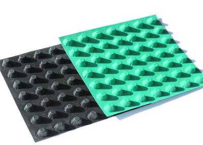 China 30mm High Construction Engineering Use Hdpe Dimpled Drainage Sheet for sale