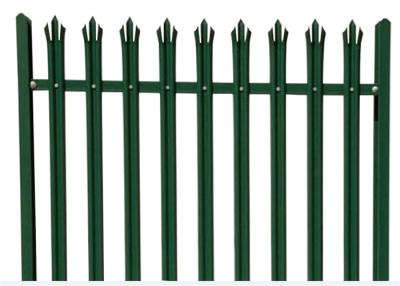 China 3.5m W Profile Wrought Iron Metal Palisade Fence , Wire Mesh Fence for sale