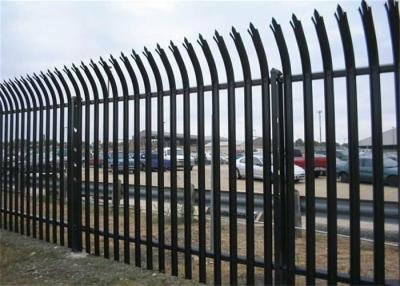 China 2700mm Triangle Spear Top Metal Galvanised Palisade Fencing for sale
