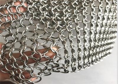 China Length 10m Flexible Architectural Stainless Steel Ring Mesh Anti Cut for sale